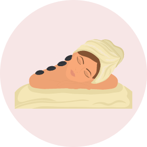 Massage Therapy Hot Stone